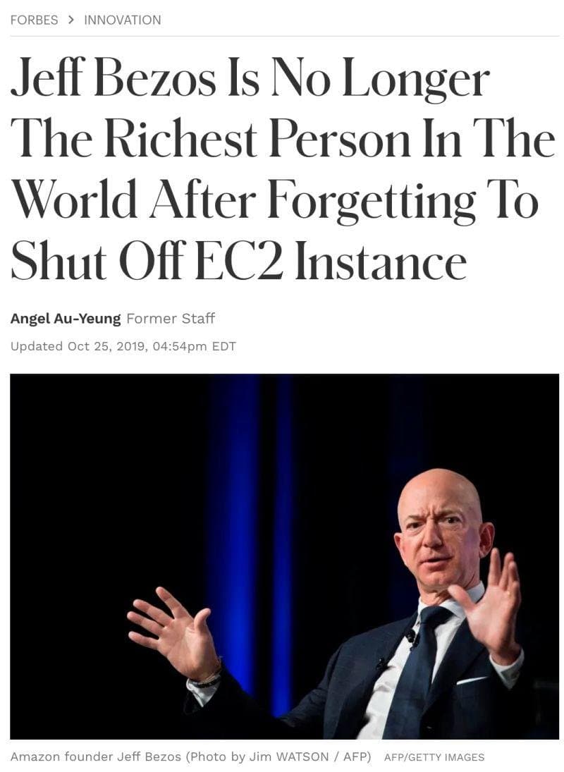 Jeff Bezoz EC2 Instance